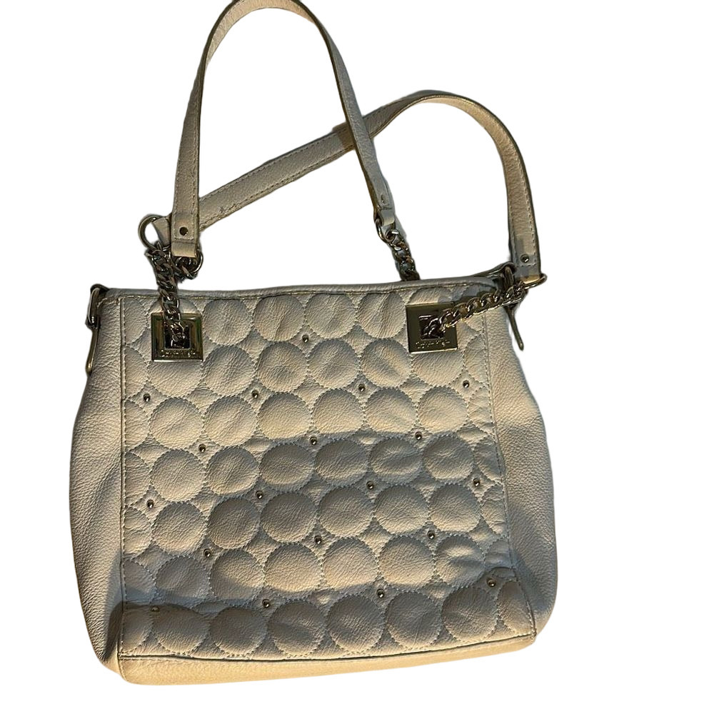 Calvin Klein Leather White Purse with Strap Option